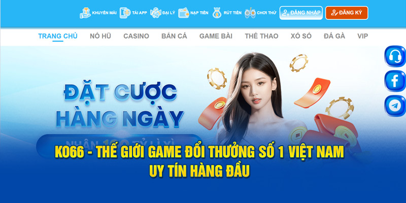 Ko66 thế giới game đỗi thưởng số 1 việt nam 